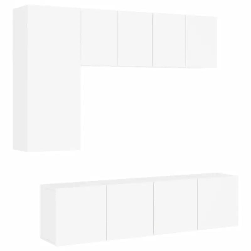 Tv-meubels van bewerkt hout voor een opgeruimde woonkamer - Tv-meubels