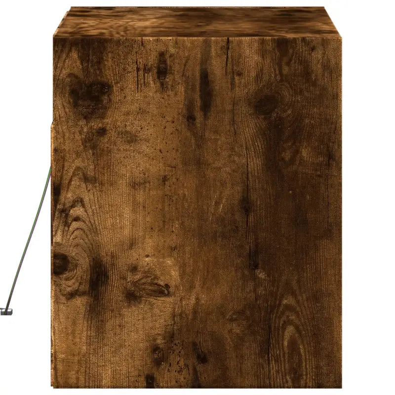 Tv-wandmeubel van bewerkt hout in gerookt eiken voor duurzame installatie - Tv-meubels