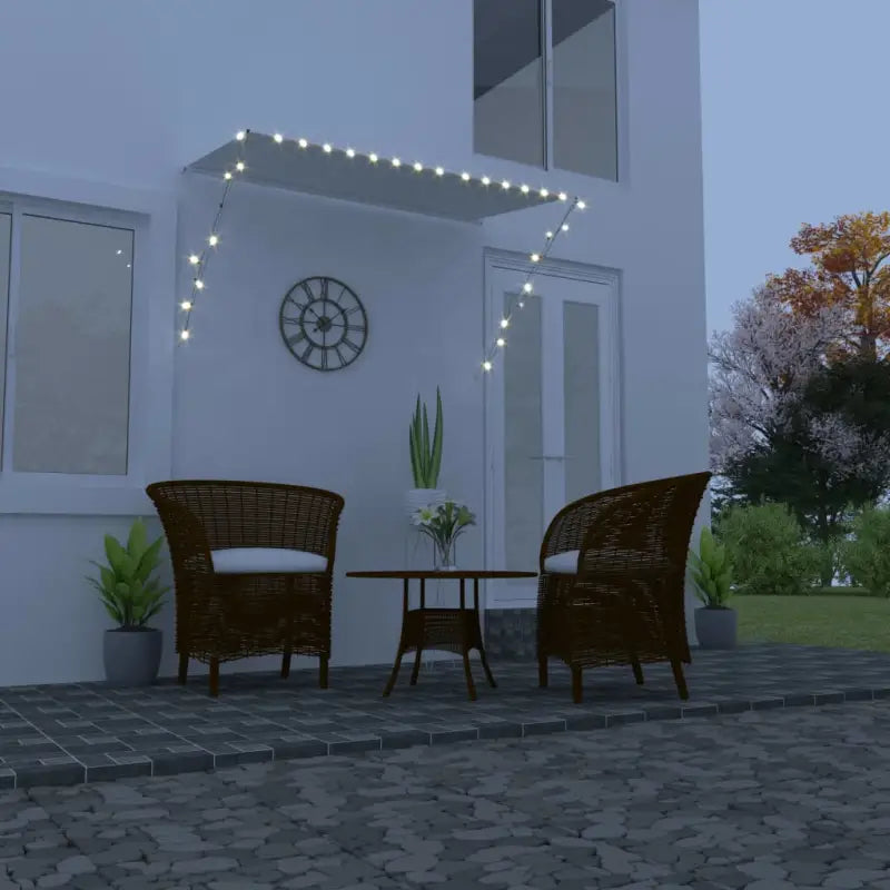 Uittrekbare zonwering voor raam terras en tuin - Crème / 250 x 150 cm / 1 - Zonwering