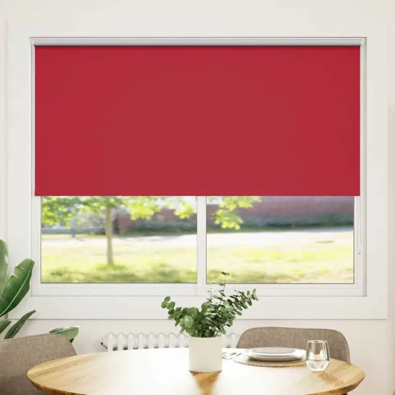 Verduisterende rolgordijnen voor jonge kinderen en optimale lichtcontrole - Rood / 160 x 175 cm - Jaloezieën &
