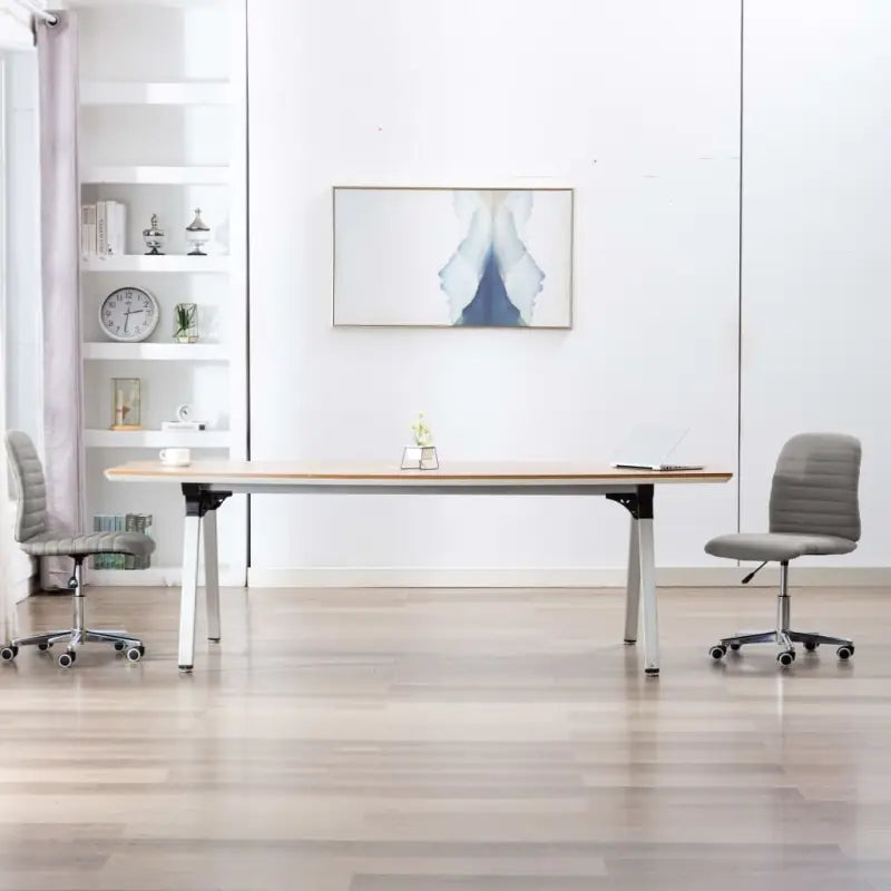 Verstelbare eetkamerstoelen met levering bevat en moderne uitstraling - Lichtgrijs / 2 - Eetkamerstoelen