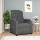 Verstelbare fauteuil for ultiem ontspanning en comfort - Donkergrijs / 1 - Fauteuils & Relaxfauteuils