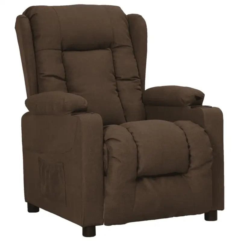 Verstelbare fauteuil voor optimaal comfort en ontspanning - Bruin / 1 - Fauteuils & Relaxfauteuils