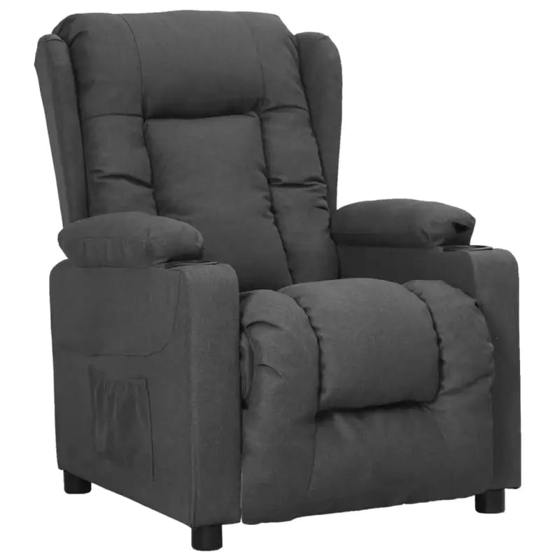 Verstelbare fauteuil voor optimaal comfort en ontspanning - Donkergrijs / 1 - Fauteuils & Relaxfauteuils