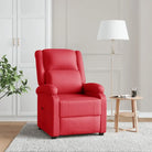 Verstelbare fauteuil voor optimaal comfort en ontspanning - Rood / 1 - Fauteuils & Relaxfauteuils