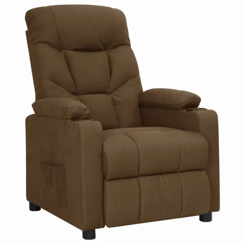 Verstelbare fauteuil voor ultiem comfort en ontspanning - Bruin / 1 - Fauteuils & Relaxfauteuils