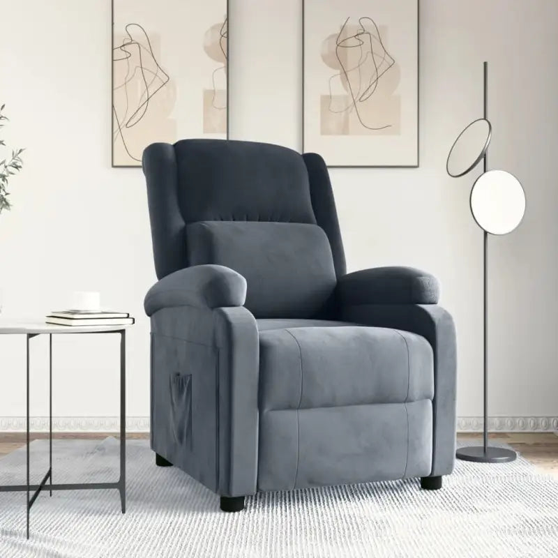 Verstelbare fauteuil voor ultiem comfort en ontspanning - Donkergrijs / 1 - Fauteuils & Relaxfauteuils