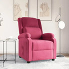 Verstelbare fauteuil voor ultiem comfort en ontspanning - Wijnrood / 1 - Fauteuils & Relaxfauteuils