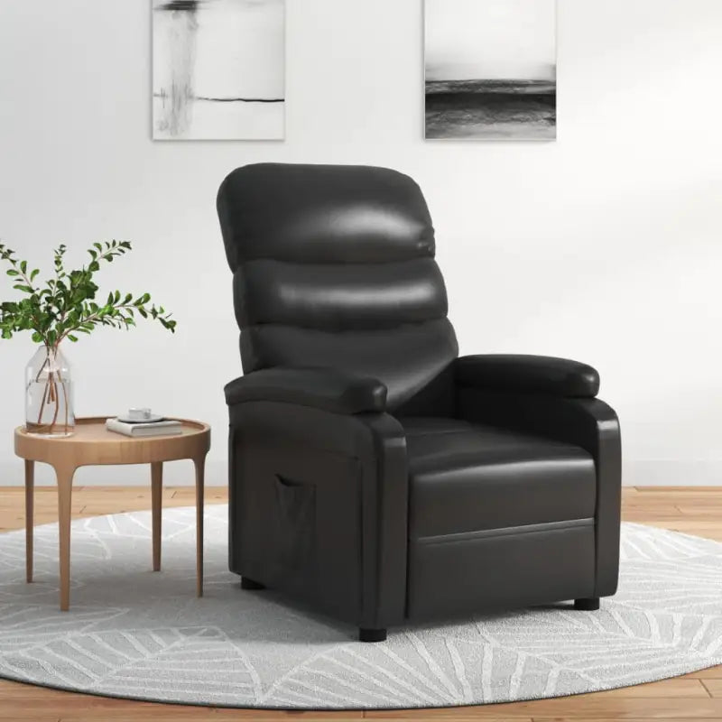 Verstelbare fauteuil voor ultiem comfort en ontspanning - Zwart / 1 - Fauteuils & Relaxfauteuils
