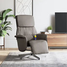 Verstelbare massagestoel voor ultiem comfort en ontspanning - Taupe / 1 - Fauteuils & Relaxfauteuils