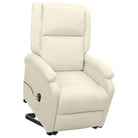 Verstelbare stoel voor comfortabel relaxen en verstelbare rugleuning - Crème / 1 - Fauteuils & Relaxfauteuils