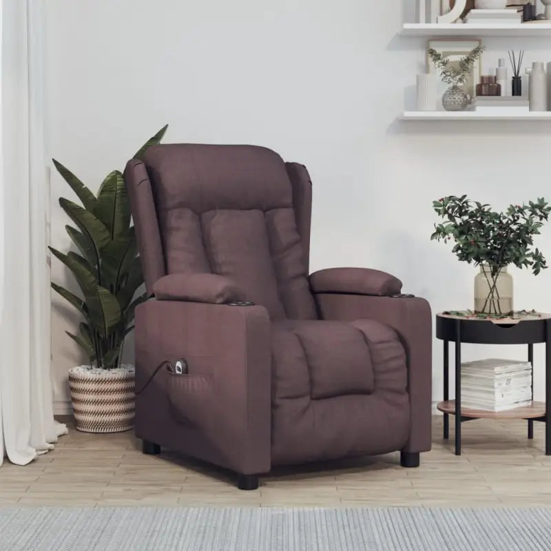 Verstelbare stoel voor ultiem comfort en ontspanning - Donkerbruin / 1 - Fauteuils & Relaxfauteuils