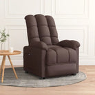 Verstelbare stoel voor ultiem comfort en ontspanning - Donkerbruin / 1 - Fauteuils & Relaxfauteuils