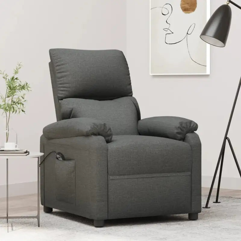 Verstelbare stoel voor ultiem comfort en ontspanning - Donkergrijs / 1 - Fauteuils & Relaxfauteuils