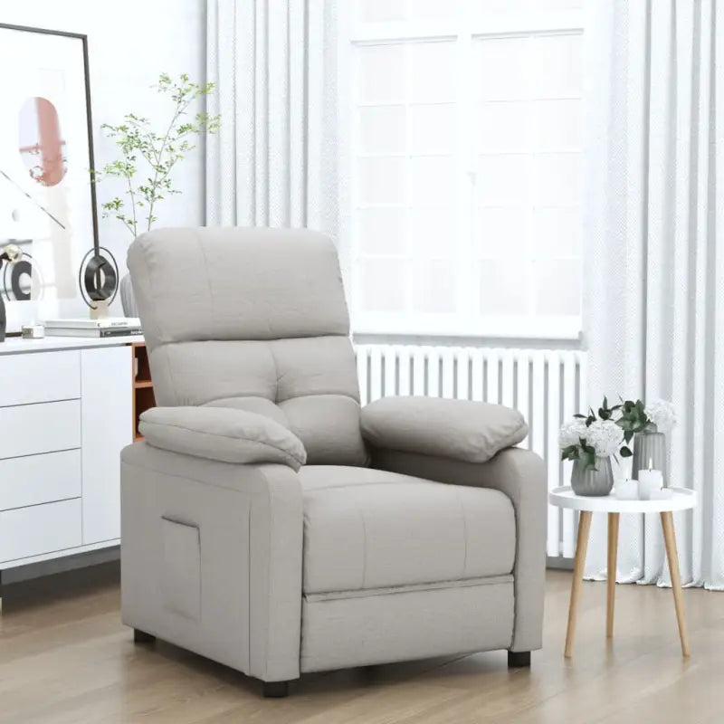 Verstelbare stoel voor ultiem comfort en ontspanning - Taupe / 1 - Fauteuils & Relaxfauteuils