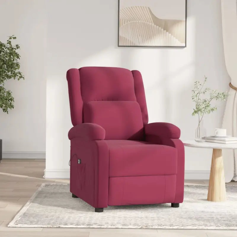 Verstelbare stoel voor ultiem comfort en relaxen - Wijnrood / 1 - Fauteuils & Relaxfauteuils