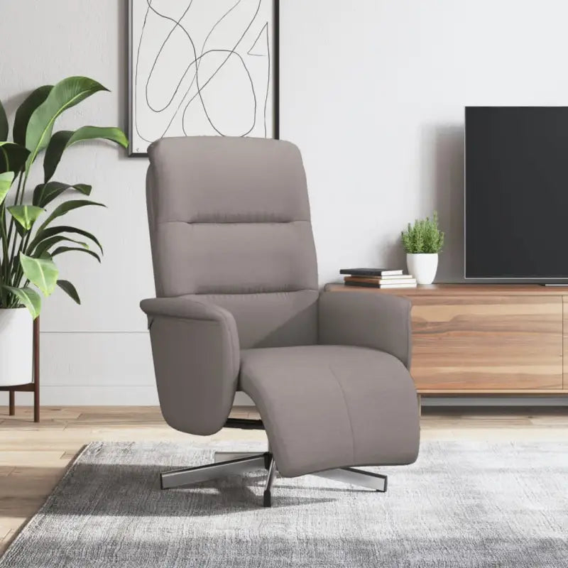 Verstelbare stoel voor ultiem ontspanning en comfort na een drukke dag - Taupe / 1 - Fauteuils & Relaxfauteuils