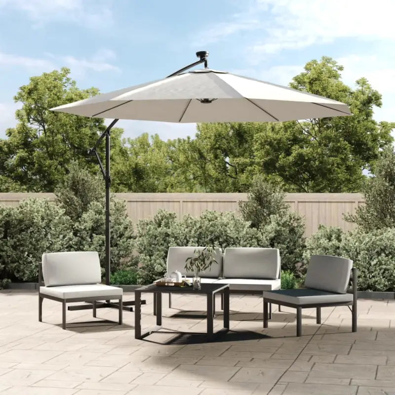 Vervangend parasoldoek voor schaduw en UV-bescherming - Zand / 300 cm / 1 - Parasol- & zonweringdoeken