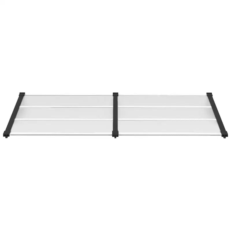 Voordeurluifel met eenvoudige installatie en duurzame polycarbonaat panelen - Zonwering