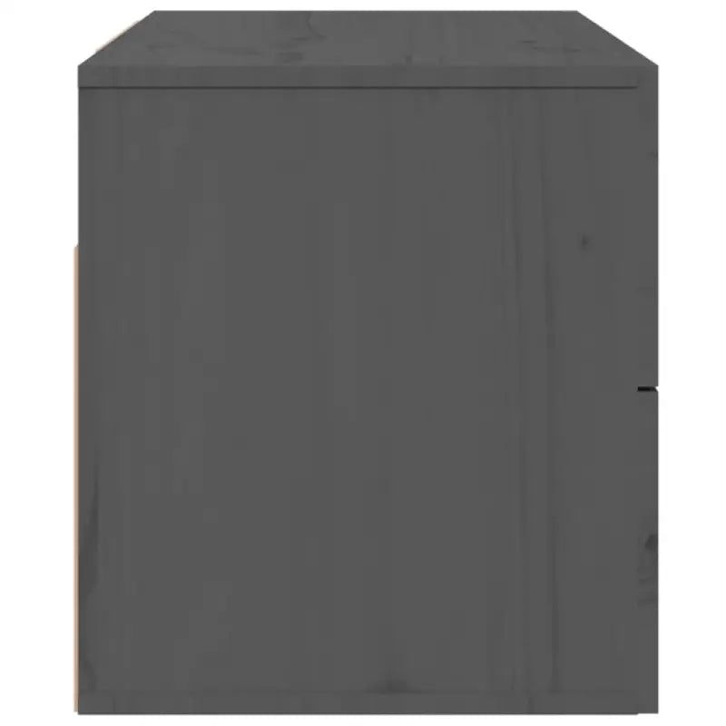 Wandgemonteerde nachtkastje van massief grenenhout met stabiel blad - Opbergkasten & lockerkasten