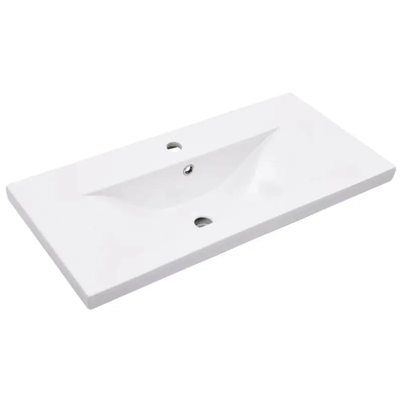 Wandgemonteerde wastafelframe van gepoedercoat ijzer met strakke uitstraling - Badkamerkaptafels