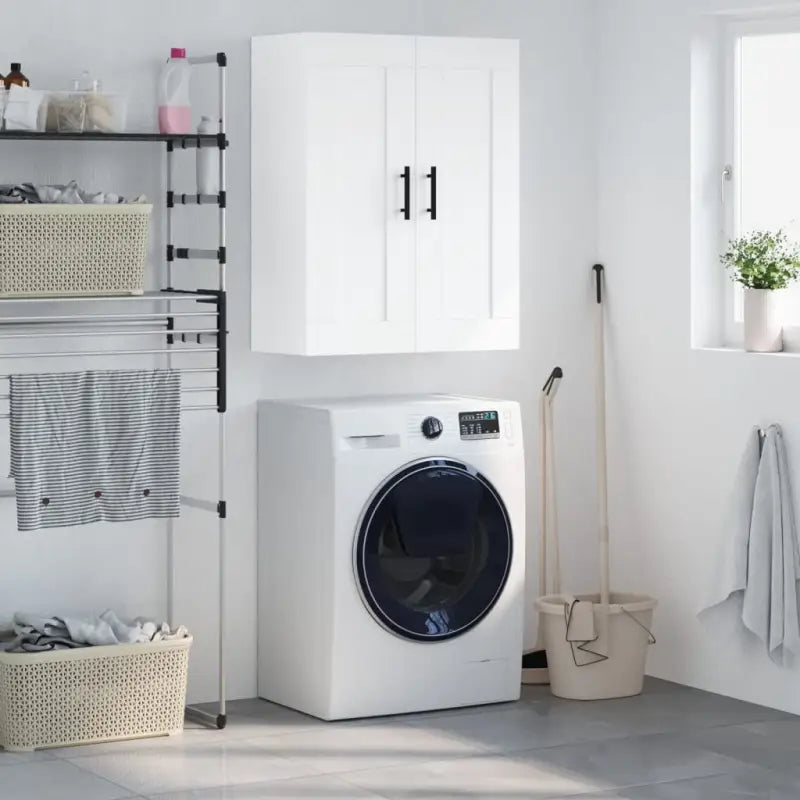 Wandkast van bewerkt hout met elegant ontwerp en hoge kwaliteit - Wit / 1 - Dressoirs & buffetkasten