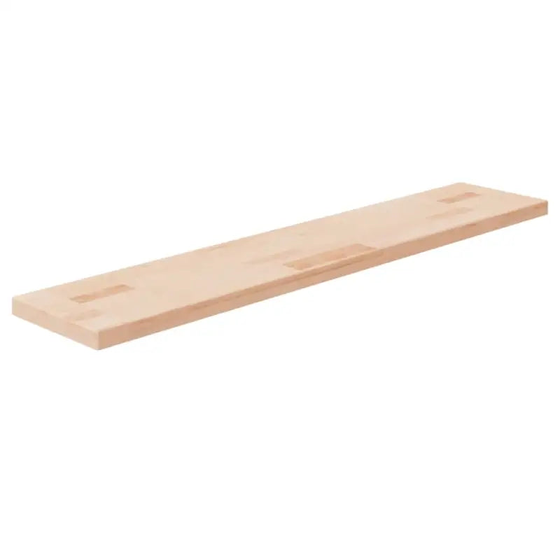 Wandplank in onbehandeld massief eikenhout voor extra opbergruimte - 100 x 20 x 2.5 cm / 1 - Wandplanken