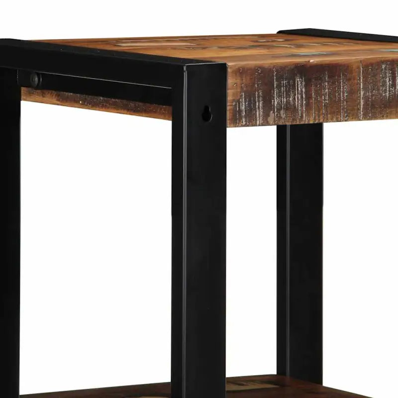 Wandplanken van massief gerecycled hout voor stijlvolle opbergruimte - Wandplanken