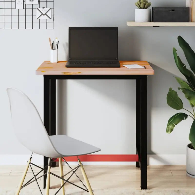 Werkbank met massief beukenhout en groot werkgebied voor doe-het-zelf projecten - 80 x 55 x 81.5 cm / 1 - Werkbanken