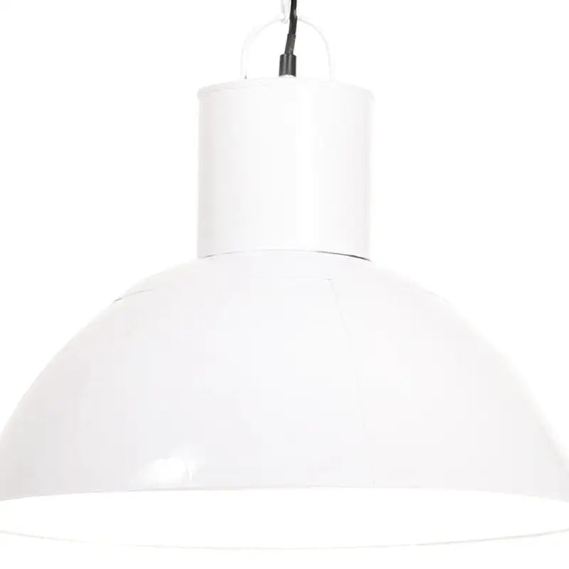 Witte coating hanglamp met lengte van 142 cm voor woonkamer en keuken - Wit / Ø 48 cm / 1 - Lampen