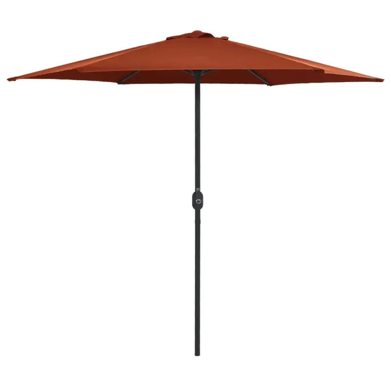 Zonneparasols met aluminium paal geschikt voor zware regenval - Terracotta / 1 - Parasols en zonneschermen