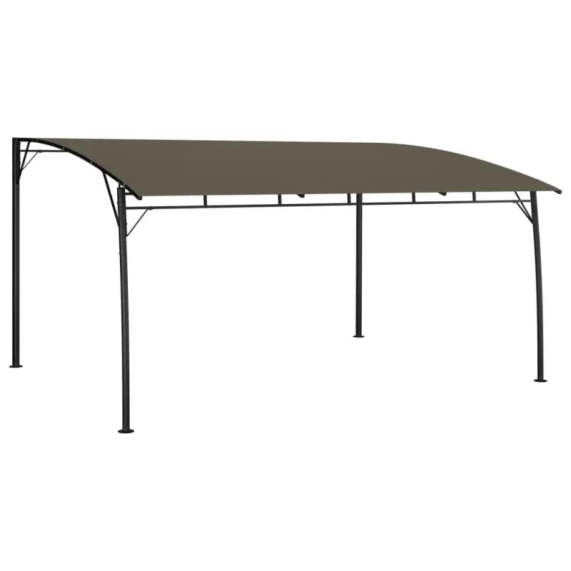 Zonnewiezel voor tuinfeest met stevig metalen frame - Taupe / 4 x 3 x 2.55 m / 1 - Partytenten & prieëlen