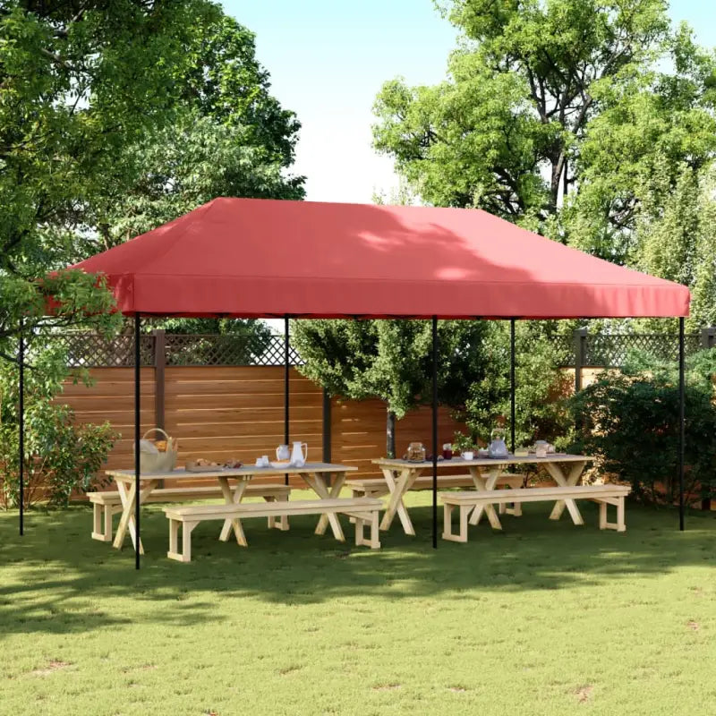 Zware Regen Beste Partytent voor Buiten Evenementen - Bordeauxrood / 1 / Zonder zijwand - Partytenten & prieëlen