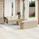 Zwart materiaal loungeset van gepoedercoat staal voor tuin en terras - Beige - Tuinsets