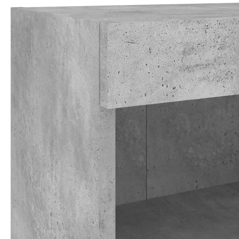 Zwevende tv-meubel van bewerkt hout met rgb led-verlichting - Tv-meubels