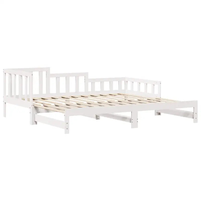 2-in-1 Slaapbank met onderschuifbed van massief grenenhout - Bedden & bedframes