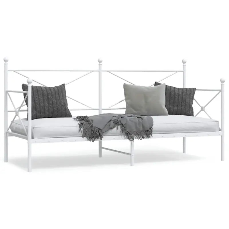 2-in-1 Slaapbank met onderschuifbed voor optimale afmetingen bed - Wit / 80 x 200 cm / zonder onderschuifbed - Bedden &