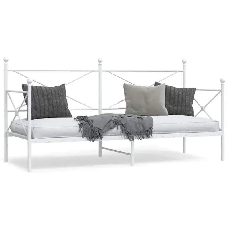 2-in-1 Slaapbank met onderschuifbed voor optimale afmetingen bed - Wit / 90 x 200 cm / zonder onderschuifbed - Bedden &