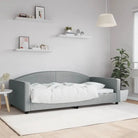 2-in-1 Slaapbank voor in woonkamer of slaapkamer - Lichtgrijs / 100 x 200 cm / zonder matras - Bedden & bedframes
