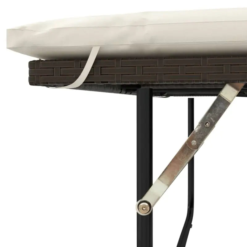 2-zits tuinbank met wasbare hoes en gepoedercoat staal - Loungebanken