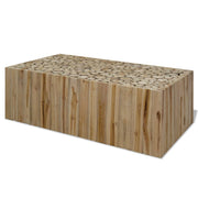 vidaXL Salontafel 90x50x30 cm echt teakhout