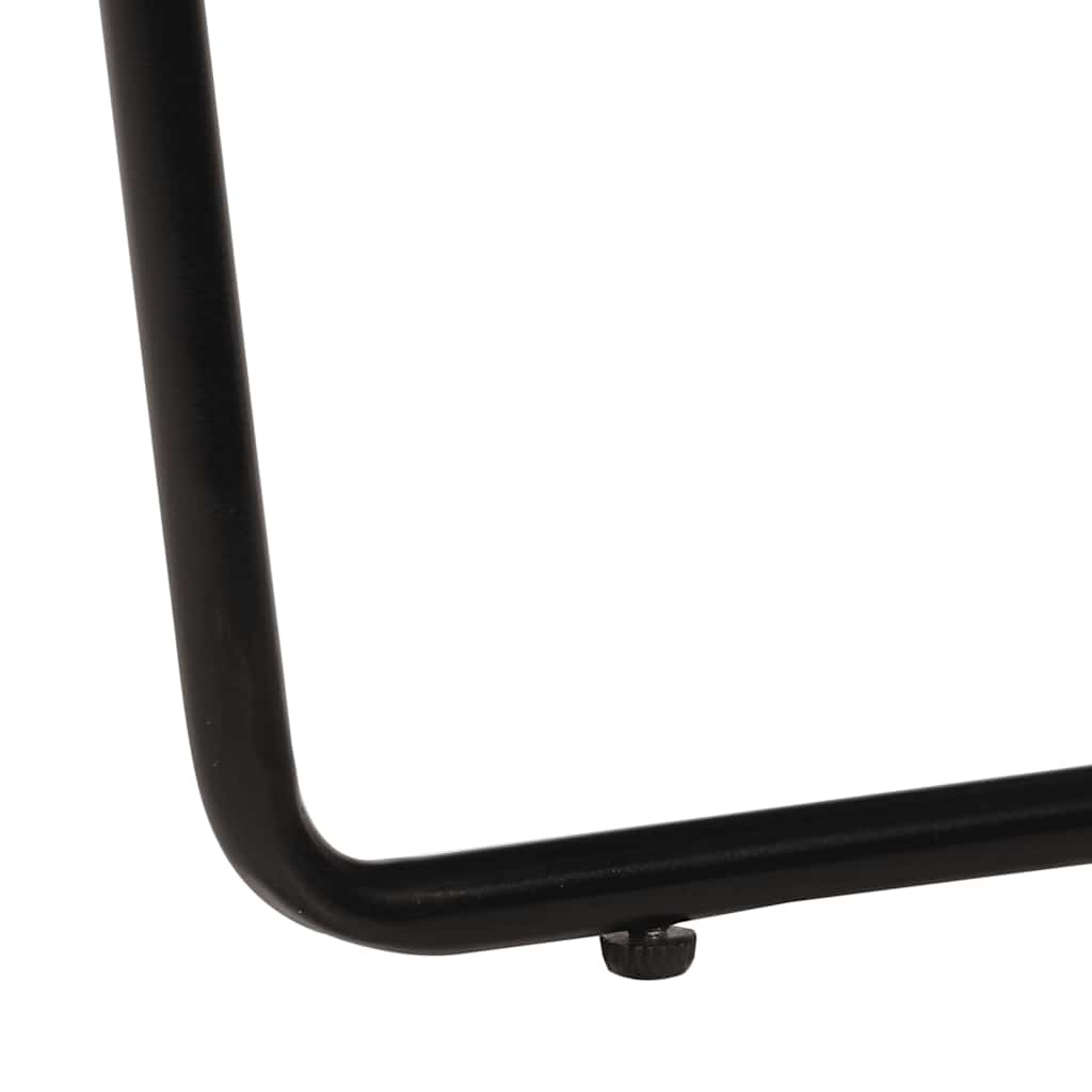 vidaXL Stoel echt leer bruin