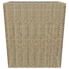 3-delige bistroset met poly rattan en gehard glas voor buiten - Tuinsets