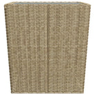 3-delige bistroset met poly rattan en gehard glas voor buiten - Tuinsets