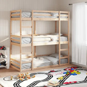 3 persoons stapelbed van massief grenenhout voor kleine kamers - Bedden & bedframes