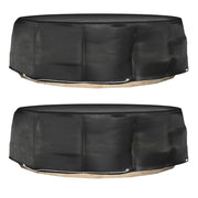 vidaXL Tuinmeubelhoezen voor loungebed 2 st 10 oogjes rond Ø236x67 cm