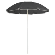 vidaXL Parasol met stalen paal 180 cm antracietkleurig