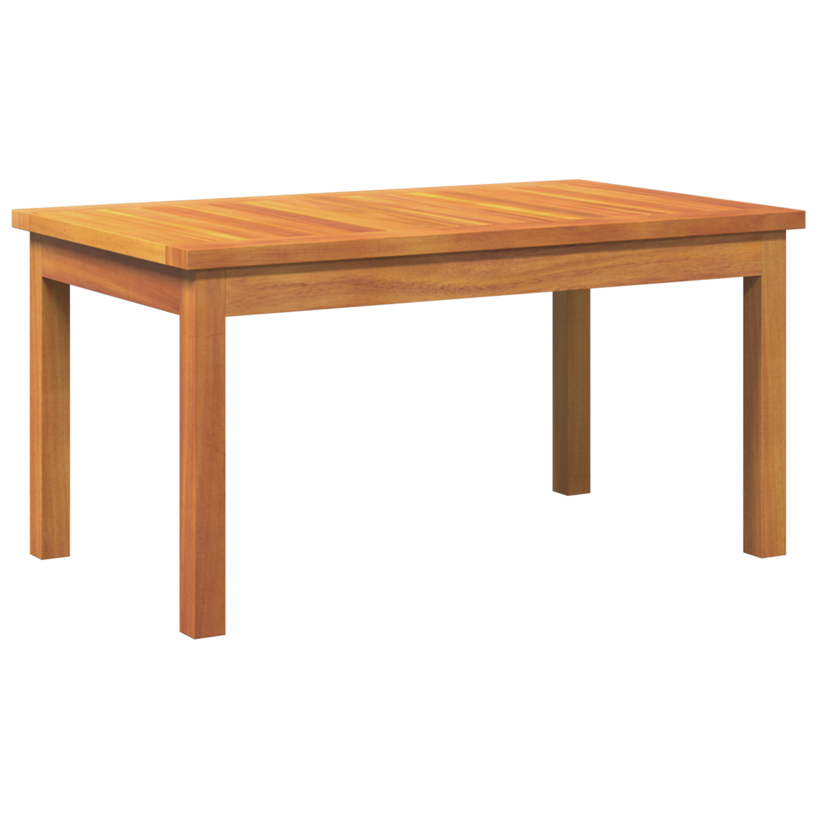 vidaXL 4-delige bistroset met kussens van massief acaciahout