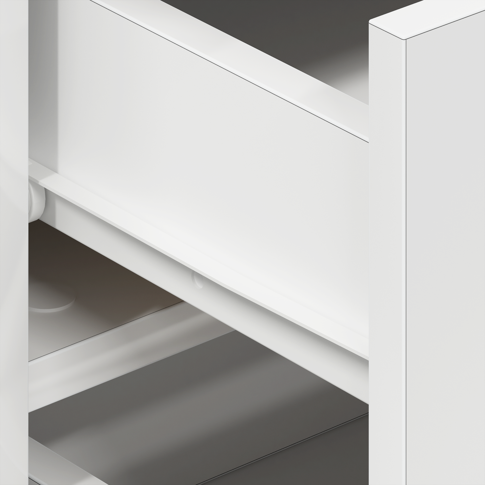 vidaXL Witte Dressoir Wit Hout 120 x 36 x 69 cm Opslag Witte Dressoir