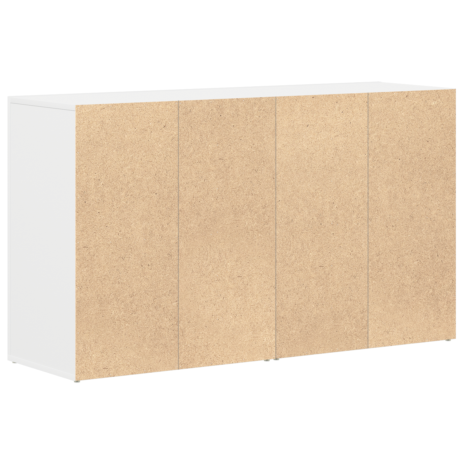 vidaXL Witte Dressoir Wit Hout 120 x 36 x 69 cm Opslag Witte Dressoir